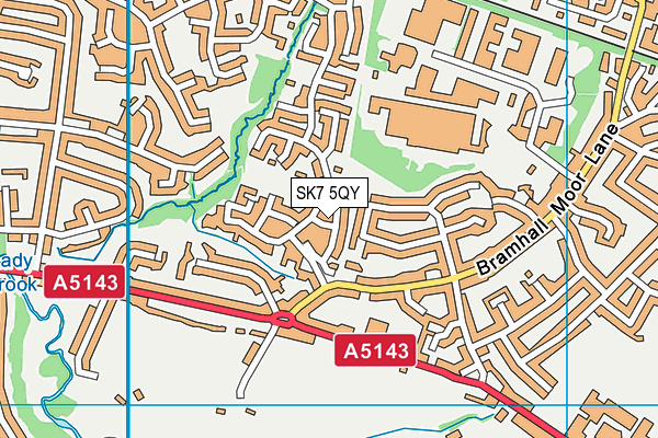 SK7 5QY map - OS VectorMap District (Ordnance Survey)