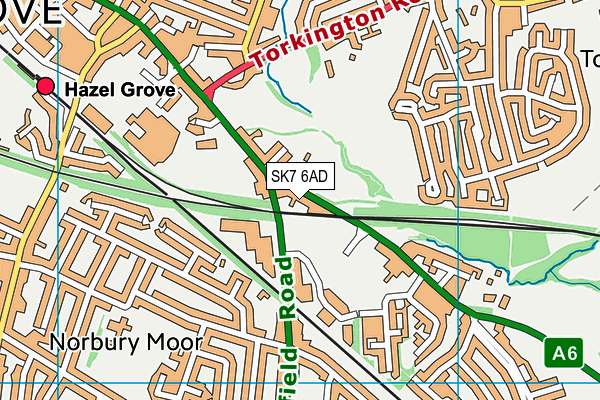 SK7 6AD map - OS VectorMap District (Ordnance Survey) SK7 6AD map - OS VectorMap District (Ordnance Survey)