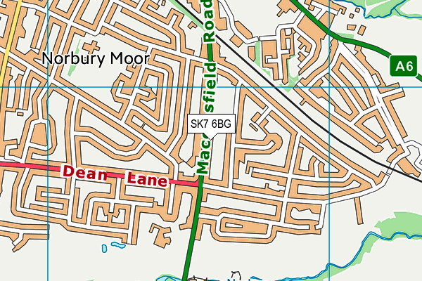 SK7 6BG map - OS VectorMap District (Ordnance Survey) SK7 6BG map - OS VectorMap District (Ordnance Survey)