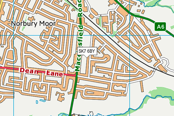 SK7 6BY map - OS VectorMap District (Ordnance Survey) SK7 6BY map - OS VectorMap District (Ordnance Survey)