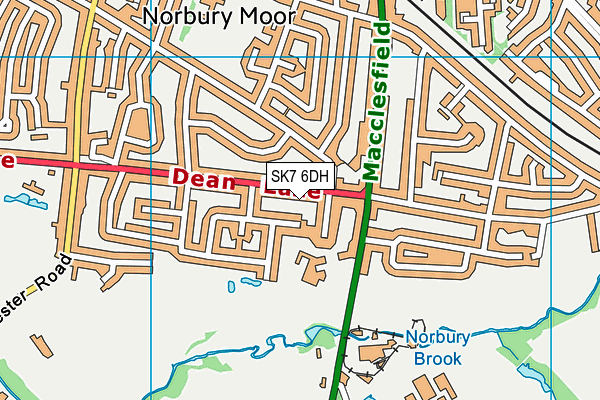 SK7 6DH map - OS VectorMap District (Ordnance Survey) SK7 6DH map - OS VectorMap District (Ordnance Survey)