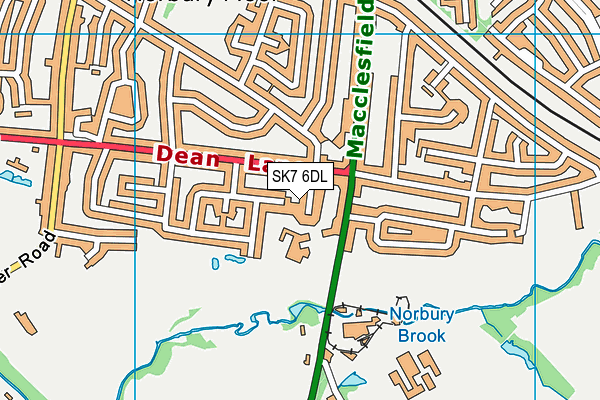 SK7 6DL map - OS VectorMap District (Ordnance Survey) SK7 6DL map - OS VectorMap District (Ordnance Survey)