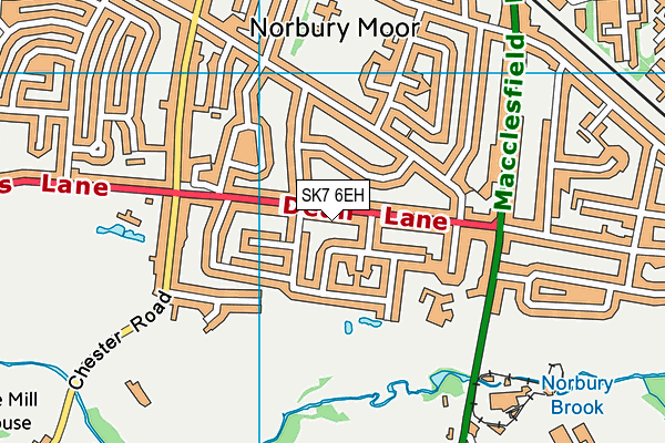SK7 6EH map - OS VectorMap District (Ordnance Survey) SK7 6EH map - OS VectorMap District (Ordnance Survey)