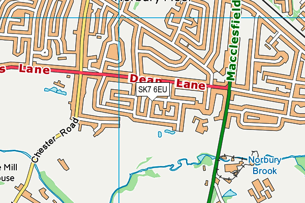 SK7 6EU map - OS VectorMap District (Ordnance Survey) SK7 6EU map - OS VectorMap District (Ordnance Survey)