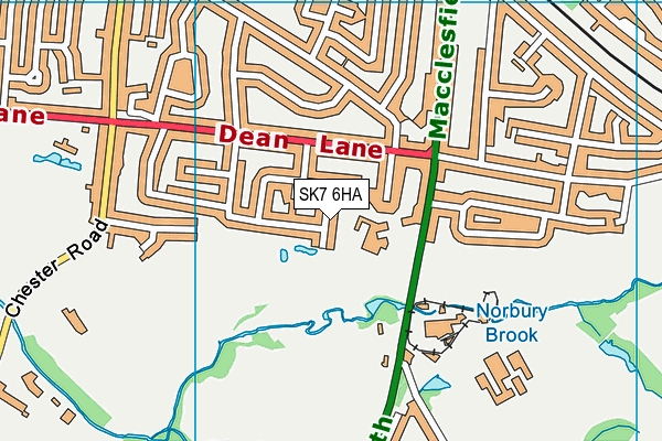 SK7 6HA map - OS VectorMap District (Ordnance Survey) SK7 6HA map - OS VectorMap District (Ordnance Survey)