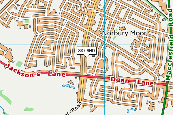 SK7 6HD map - OS VectorMap District (Ordnance Survey) SK7 6HD map - OS VectorMap District (Ordnance Survey)