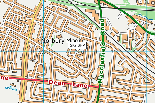 SK7 6HP map - OS VectorMap District (Ordnance Survey) SK7 6HP map - OS VectorMap District (Ordnance Survey)