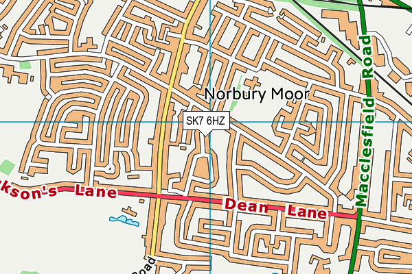 SK7 6HZ map - OS VectorMap District (Ordnance Survey) SK7 6HZ map - OS VectorMap District (Ordnance Survey)