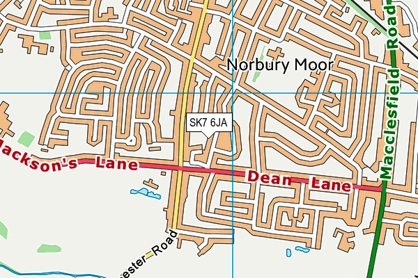 SK7 6JA map - OS VectorMap District (Ordnance Survey) SK7 6JA map - OS VectorMap District (Ordnance Survey)