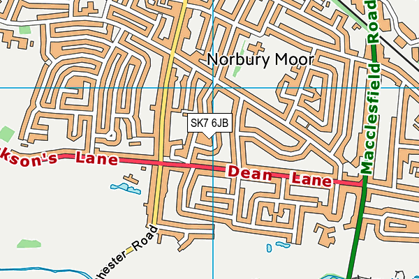 SK7 6JB map - OS VectorMap District (Ordnance Survey) SK7 6JB map - OS VectorMap District (Ordnance Survey)