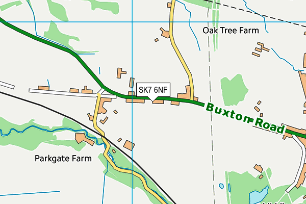 SK7 6NF map - OS VectorMap District (Ordnance Survey)