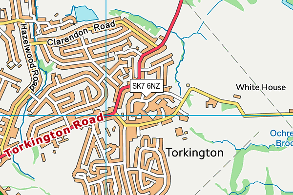 SK7 6NZ map - OS VectorMap District (Ordnance Survey) SK7 6NZ map - OS VectorMap District (Ordnance Survey)