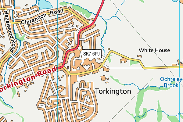 SK7 6PJ map - OS VectorMap District (Ordnance Survey) SK7 6PJ map - OS VectorMap District (Ordnance Survey)