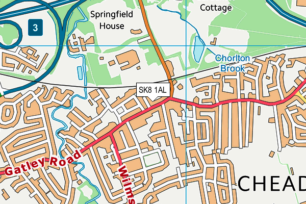 SK8 1AL map - OS VectorMap District (Ordnance Survey) SK8 1AL map - OS VectorMap District (Ordnance Survey)