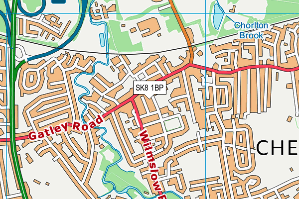 SK8 1BP map - OS VectorMap District (Ordnance Survey) SK8 1BP map - OS VectorMap District (Ordnance Survey)
