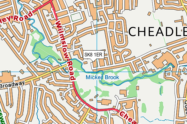 SK8 1ER map - OS VectorMap District (Ordnance Survey) SK8 1ER map - OS VectorMap District (Ordnance Survey)