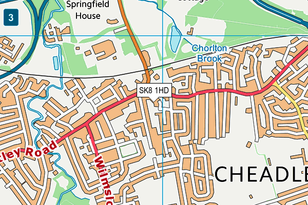 SK8 1HD map - OS VectorMap District (Ordnance Survey) SK8 1HD map - OS VectorMap District (Ordnance Survey)