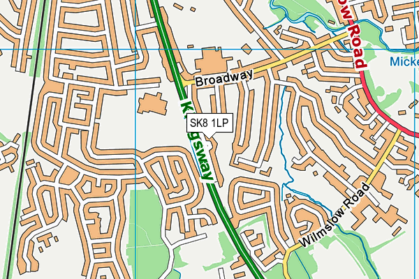 SK8 1LP map - OS VectorMap District (Ordnance Survey) SK8 1LP map - OS VectorMap District (Ordnance Survey)
