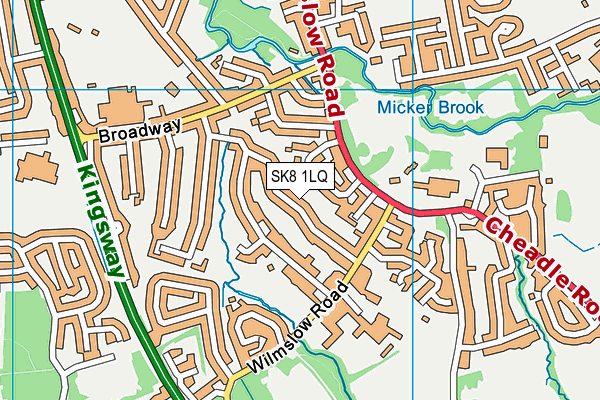 SK8 1LQ map - OS VectorMap District (Ordnance Survey) SK8 1LQ map - OS VectorMap District (Ordnance Survey)