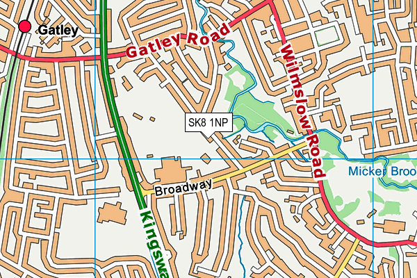 SK8 1NP map - OS VectorMap District (Ordnance Survey) SK8 1NP map - OS VectorMap District (Ordnance Survey)
