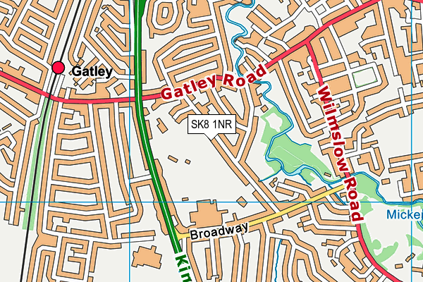 SK8 1NR map - OS VectorMap District (Ordnance Survey)