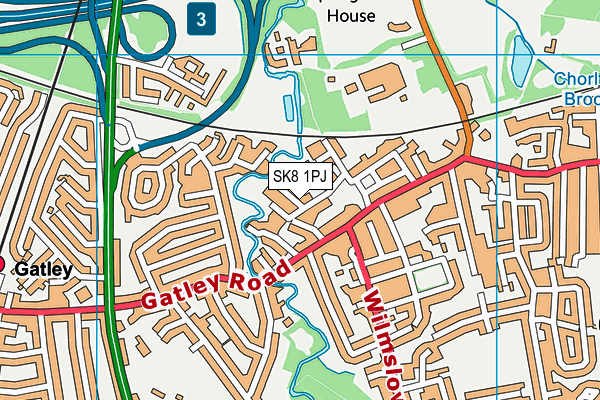 SK8 1PJ map - OS VectorMap District (Ordnance Survey) SK8 1PJ map - OS VectorMap District (Ordnance Survey)