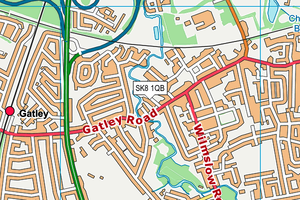 SK8 1QB map - OS VectorMap District (Ordnance Survey) SK8 1QB map - OS VectorMap District (Ordnance Survey)