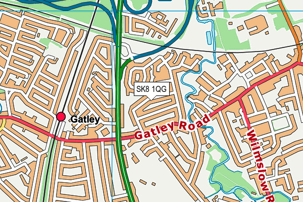 SK8 1QG map - OS VectorMap District (Ordnance Survey) SK8 1QG map - OS VectorMap District (Ordnance Survey)