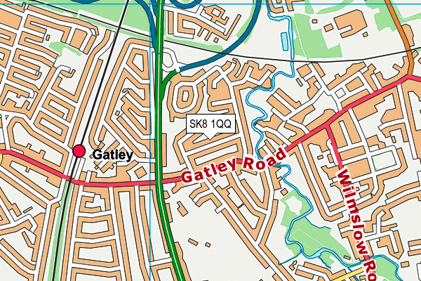 SK8 1QQ map - OS VectorMap District (Ordnance Survey)