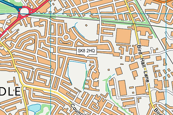 SK8 2HQ map - OS VectorMap District (Ordnance Survey) SK8 2HQ map - OS VectorMap District (Ordnance Survey)