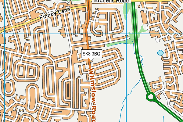 SK8 3BQ map - OS VectorMap District (Ordnance Survey) SK8 3BQ map - OS VectorMap District (Ordnance Survey)