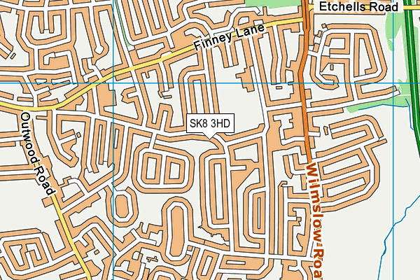SK8 3HD map - OS VectorMap District (Ordnance Survey) SK8 3HD map - OS VectorMap District (Ordnance Survey)
