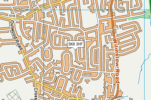 SK8 3HF map - OS VectorMap District (Ordnance Survey) SK8 3HF map - OS VectorMap District (Ordnance Survey)