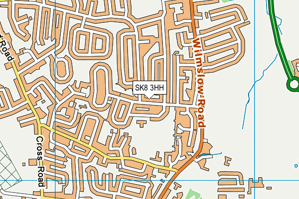 SK8 3HH map - OS VectorMap District (Ordnance Survey) SK8 3HH map - OS VectorMap District (Ordnance Survey)