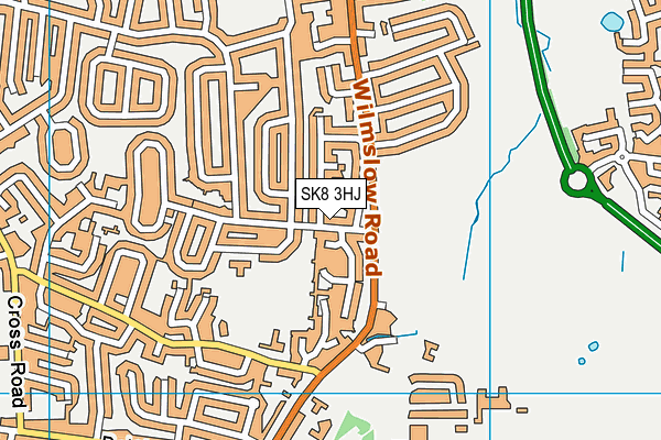 SK8 3HJ map - OS VectorMap District (Ordnance Survey) SK8 3HJ map - OS VectorMap District (Ordnance Survey)