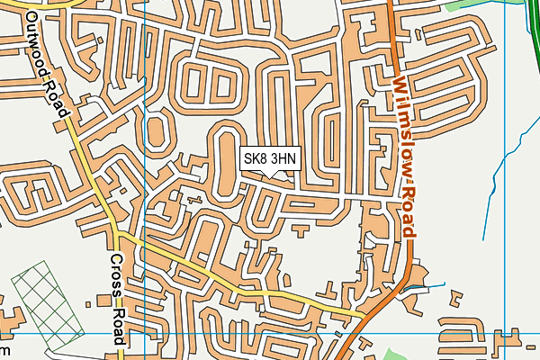 SK8 3HN map - OS VectorMap District (Ordnance Survey)