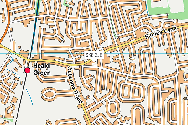 SK8 3JB map - OS VectorMap District (Ordnance Survey) SK8 3JB map - OS VectorMap District (Ordnance Survey)