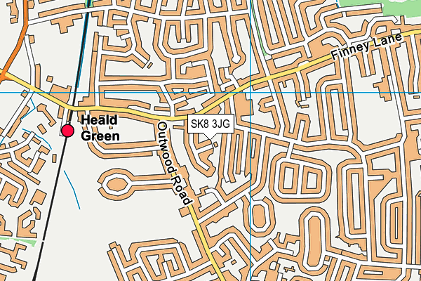 SK8 3JG map - OS VectorMap District (Ordnance Survey) SK8 3JG map - OS VectorMap District (Ordnance Survey)