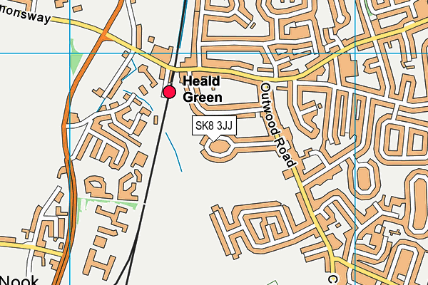 SK8 3JJ map - OS VectorMap District (Ordnance Survey) SK8 3JJ map - OS VectorMap District (Ordnance Survey)