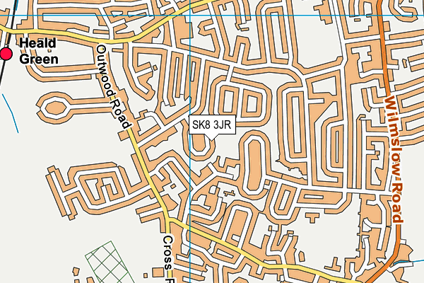 SK8 3JR map - OS VectorMap District (Ordnance Survey) SK8 3JR map - OS VectorMap District (Ordnance Survey)