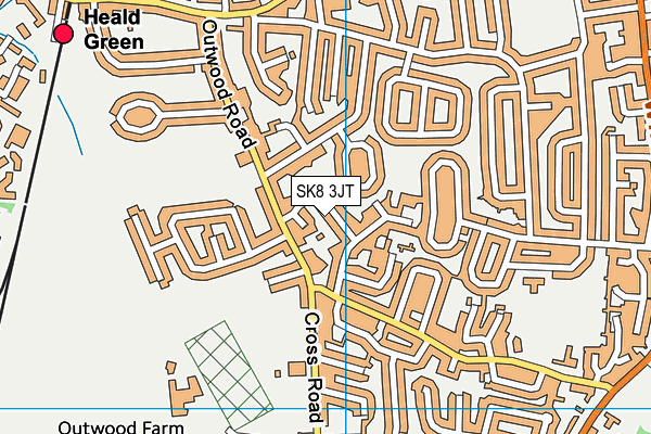SK8 3JT map - OS VectorMap District (Ordnance Survey) SK8 3JT map - OS VectorMap District (Ordnance Survey)