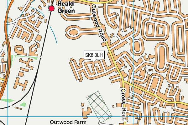 SK8 3LH map - OS VectorMap District (Ordnance Survey) SK8 3LH map - OS VectorMap District (Ordnance Survey)