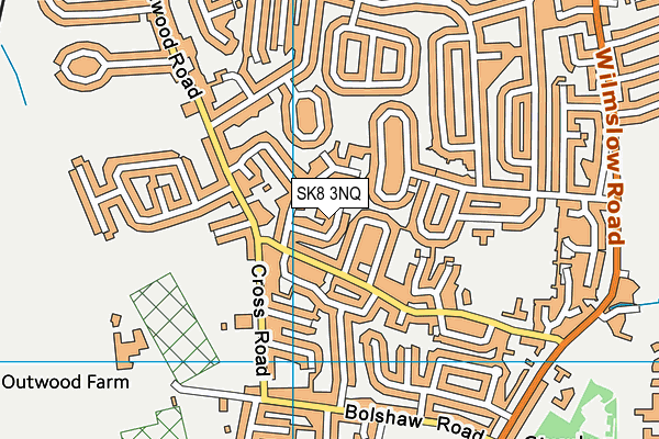 SK8 3NQ map - OS VectorMap District (Ordnance Survey) SK8 3NQ map - OS VectorMap District (Ordnance Survey)