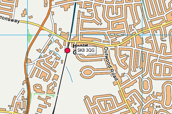 SK8 3QG map - OS VectorMap District (Ordnance Survey) SK8 3QG map - OS VectorMap District (Ordnance Survey)