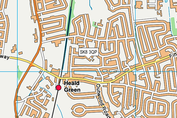 SK8 3QP map - OS VectorMap District (Ordnance Survey) SK8 3QP map - OS VectorMap District (Ordnance Survey)
