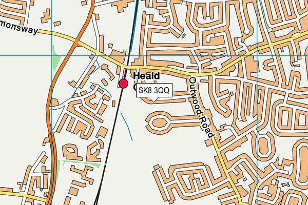 SK8 3QQ map - OS VectorMap District (Ordnance Survey)