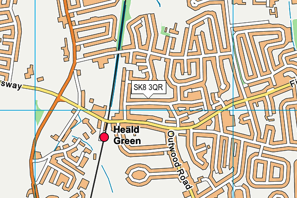 SK8 3QR map - OS VectorMap District (Ordnance Survey)