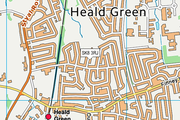 SK8 3RJ map - OS VectorMap District (Ordnance Survey)