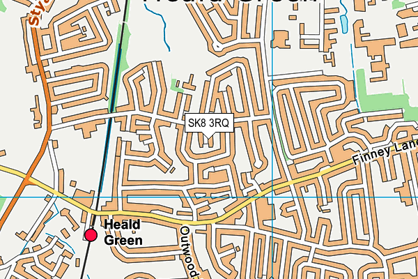 SK8 3RQ map - OS VectorMap District (Ordnance Survey) SK8 3RQ map - OS VectorMap District (Ordnance Survey)