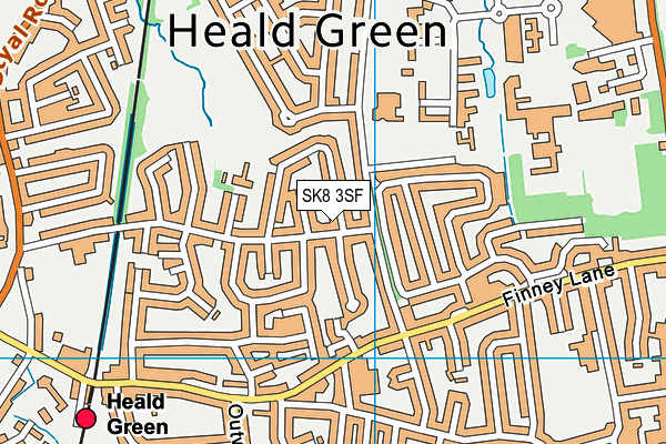 SK8 3SF map - OS VectorMap District (Ordnance Survey) SK8 3SF map - OS VectorMap District (Ordnance Survey)